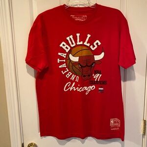 Mitchell & Ness Red Graphic Tee